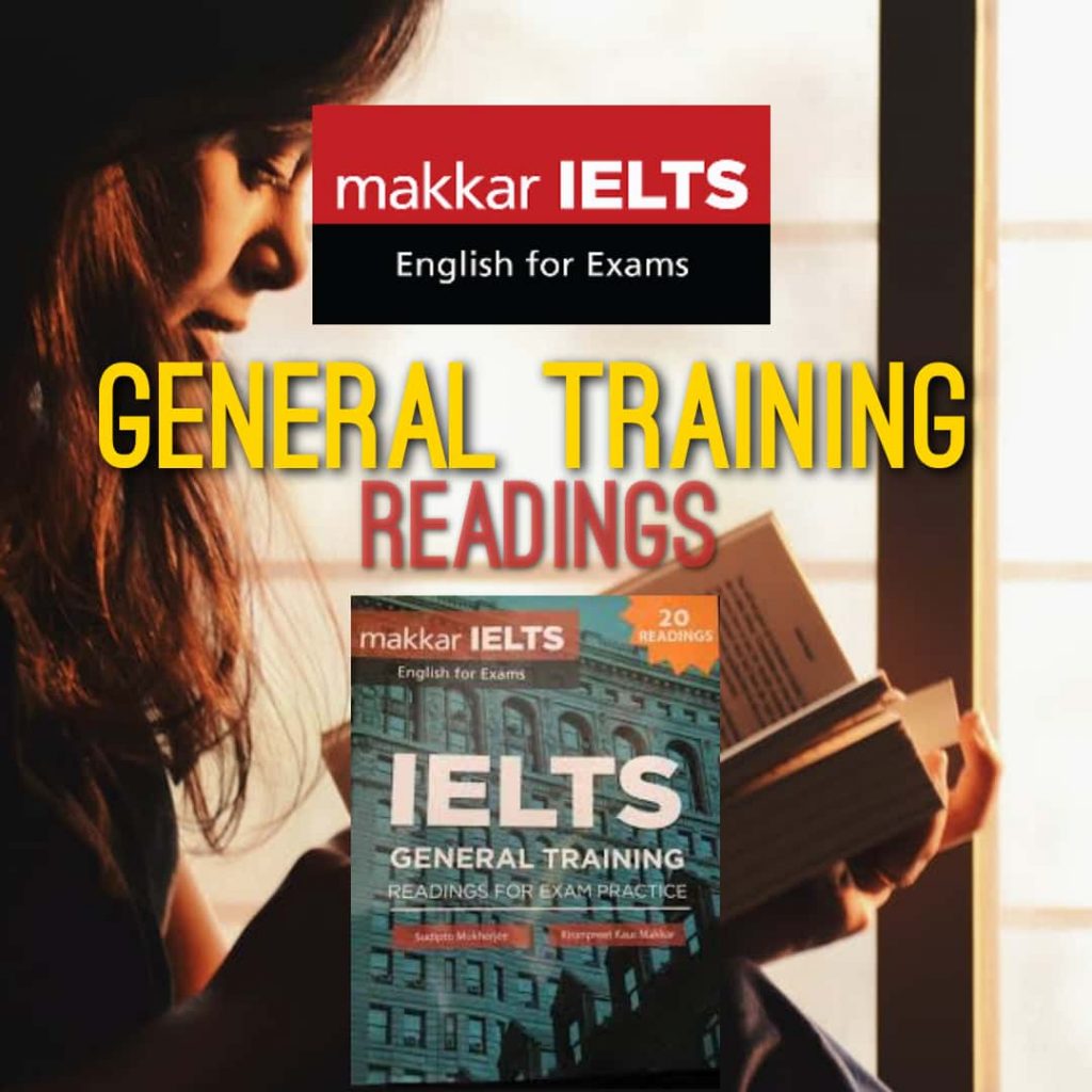 Makkar IELTS general training readings: Download pdf